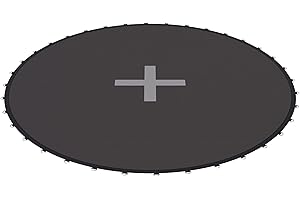 Ultrasport Tappeto Salto Trampolino per Trampolino Giardino Uni-Jump, Tappeto Salto per Trampolino Dimensioni da 183 a 460cm, Lavorazione Alta qualità, Molto Stabile Grazie agli Occhielli per Pesanti