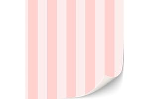 TEXTURKONTOR 3 Blatt Selbstklebende Tapeten für Puppenhäuser Maßstab 1:12 antike Tapeten Klassische Tapeten viktorianische Tapeten (Pinke Streifen)