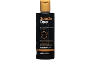 FURNITURE CLINIC Suede Dye 125ml - Used to Restore or Change The Colour of Suede Shoes, Clothes, Handbags & Furniture (125ml, Black)