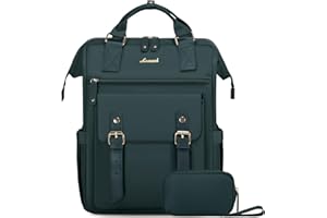LOVEVOOK Zaino porta PC Donna, Impermeabile Zaino Donna Università con Borsa per Cavo Dati, Zaini Multifunzione Computer Capiente da Viaggio Lavoro Scuola Affari Ufficio