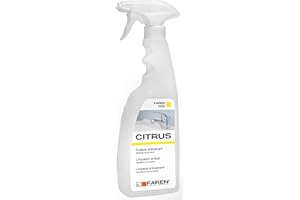 Faren CITRUS, Pulitore Anticalcare a base naturale di Acido Citrico, elimina calcare e ossidazioni da rubinetterie, ceramiche dei bagni, vetri, ottimo pulitore antiappannante box doccia, 750ml