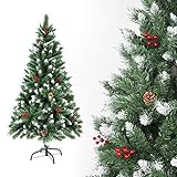 estructura arbol navidad gigante 🌲【MATERIAL ECOLÓGICOS】Material de PVC respetuoso con el medio ambiente. ¡El árbol de Navidad artificial se puede volver a montar cada año y se puede almacenar de forma que ahorre espacio!