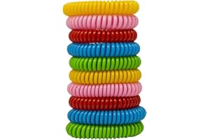 ECOPOWER SPORTS Mosquito Repellent Bracelets (10 Pack) Anti Insect Midge and Bug Repellent Bands To Repel All Types of Mosquito Protects your Kids, Waterproof & safe for children & adults.