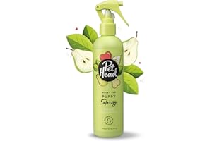 COMPANY OF ANIMALS Pet Head Mucky Pup Spray Désodorisant pour Chiot | Parfum Poire | Séchage Rapide et sans Rinçage | Naturel | Convient aux chiots de plus de 8 semaines | 300ml