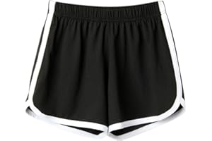 SHOBDW PANTALONES SHOBDW Las Mujeres de Moda señora de la Cintura elástica Verano sólido hasta la Rodilla cómodos Pantalones Cortos Deportivos Pantalones Casuales de Playa