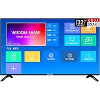 CRUA 80 cm (32 Inches) HD Ready Smart LED TV CJDS32D6 (Black) (2019 Model)