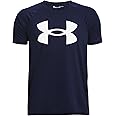 Under Armour Boys' UA Tech Big Logo SS, Sports T Shirt with Logo, Super-Soft Sportswear, Boys' T-Shirt with Short Sleeves, YXS