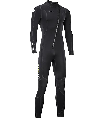 Owntop 5mm Neopreen Wetsuit Voor Mannen En Vrouwen - Volledig Duikpak Met Achterrits, Thermisch En Flexibel Voor Duiken, Surfen En Koud Water
