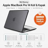 McStorey MacBook Pro 14.2 İn&ccedil; Kılıf A2442 A2779 A2918 A2992 A3112 A3401 A3185 A3434 A3426 A3427 Uyumlu Shockproof Rugged Hard