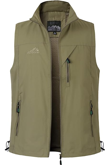 Gilet Da Pesca Multitasche Uomo - Leggero E Traspirante Per Outdoor - Foto 2