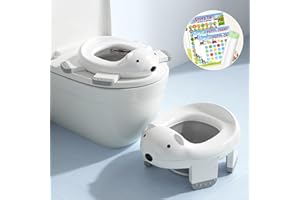 COOSEYA Vasino da viaggio portatile per bambini e ragazzi, sedile pieghevole per toilette, vasino pieghevole per bambini, ragazzi e ragazze per interni ed esterni