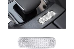 ‎VDARK VDARK für Mercedes-Benz Innenausstattung C118 W177 GLA-Klasse GLB-Klasse 2020 2021 2022 Bling Auto Armlehne Box Knopfabdeckung Aufkleber Glitzer Auto Dekorationen Metall Aufkleber Dekore Zierleisten