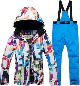 Queenhairs Tuta da Sci da Donna Tuta da Sci Invernale Calda Antivento  Impermeabile da Snowboard : Amazon.it