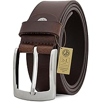 Cintura Uomo In Vera Pelle MAGIONE, Colore MIELE, CHIAROSCURO, Made In Italy | CINTURE IN PELLE CLASSICHE | Emporium Italy