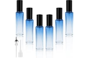 LOPHE Parfym Atomiser Påfyllningsbar - Mini Refill Flaskor, Tomma Atomiser Sprayflaskor av Klart Glas, Bärbar Atomizer Med Fi