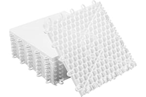 SIBOSEN 8 PCS Hockey Floor Tiles Mats, Interlocking Dryland Synthetic Ice Tiles for Hockey Training Equipment Board for Shooting Outdoor Indoor, Expandable & Easy Install