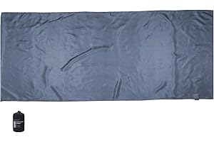 BROWINT Silk Sleeping Bag Liner, Silk Sleep Sack, Extra Wide 220x110cm, Lightweight Travel Sheet for Hotels, Sleeper with Reinforced Gussets