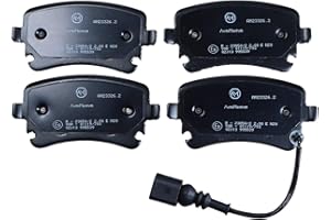 AutoMentum AM23326.2 Juego de Pastillas de Freno, juego de 4 para VOLKSWAGEN TRANSPORTER MK V FURGÓN (7HA 7HH 7EA 7EH) 2003- Eje trasero y otros vehiculos