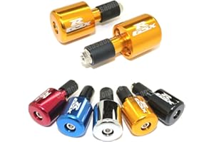 MIT Motors BE-GL-GLD GSXR LOGO - GOLD - Suzuki CNC Bar Ends GSXR 600 750 1000 1100 1300 Hayabusa