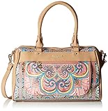 Marca: Desigual Desigual - Bols_vinland Dublin, Bolso Mujer, Orange (Coral), 11x21x32 cm (B x H T)