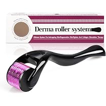 Dermaroller 0,5 Mm – Mikronadel-Roller Gegen Falten & Narben, 540 Nadeln, Mit Etui, Für Gesicht & Bartwachstum