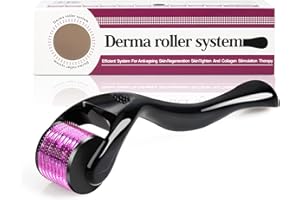 YISEMEYA Derma-Roller Nadeln 2,0 mm 540 Titan Mikronadeln für Gesicht, Barthaare und Narben Gesichtsroller Derma Rolling Hautrolle für den Hausgebrauch
