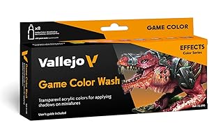 Vallejo Game Color Wash 72190 Set de 8 Colores
