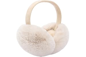 GWAWG Ear Muffs Women,Faux Fur Ear Warmers,Soft Winter Ear Warmers,for Winter Cold Weather Outdoor Christmas