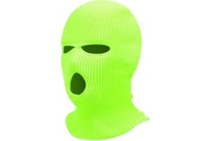 Jungerhouse Balaclava Tricoté Intégral Cagoule 3 Trous 2 Trous Multifonction Coupe Vent Au Chaud Masque Moto Vélo Ski Cagoule Unisexe Sports
