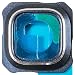 Produktbild Original Samsung Camera Cover blue / blau für Samsung G928F Galaxy S6 Edge PLUS - OHNE Kameraglas (Kamera Ring, Abdeckung) - GH98-37690A