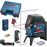 Bosch Professional GCL 2-50 &Ccedil;apraz &Ccedil;izgi Lazeri, 50 metre, LR6 Lazer Alıcı, Mavi