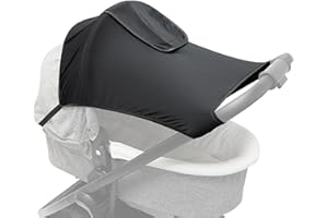 AIDIER Universal Sonnensegel für Kinderwagen mit Sichtfenster UV Schutz 50+ Sonnensegel Kinderwagen Sonnenverdeck für Kinderwagen Atmungsaktiv Sonnenverdeck für Kinderwagen Buggy Sonnenschutz