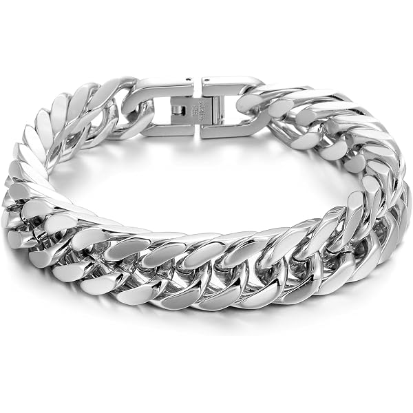 Bracelet homme en acier inoxydable - Fibres de Carbone - 2448 Bracelet homme en acier inoxydable - Fibres de Carbone - 2448