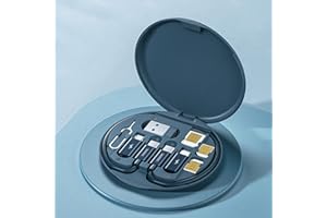 FIENZA Fast Charging Data Cable Storage Set Box, bolsa electrónica, organizador universal de cables de viaje, bolsa de accesorios electrónicos, mini digitales, caja de datos y almacenamiento de viaje