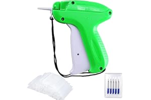 wohot Pistola Sparafili Per Cartellini e Prezzi, Pistola per Cartellini Vestiti con 5000 Fili a Paletta e 5 Aghi di Ricambio, Pistola Cartellini Abbigliamento,Pistola Etichettatrice Abbigliamento