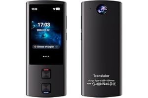 Gotrain Sprachübersetzer Gerät 138 Sprachen Online Übersetzungsgerät Echtzeit-Übersetzung, WLAN/Hotspot/Offline-Modus Foto Übersetzung für Business Lernreisen