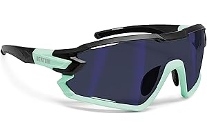 Bertoni Occhiali Ciclismo Running MTB Sci Padel Tennis Sport Polarizzati Fotocromatici MOD. Quasar