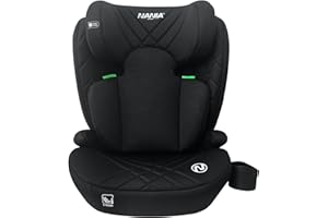 NANIA Sienna, Siège auto enfant, I-size 100-150 cm, Groupe 2/3, environ 4-12 ans, Rehausseur siège auto pour enfant, avec Protection Latérale, Appui-tête Réglable, Porte gobelet