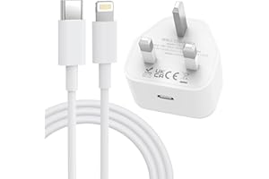 POWEROLE iPhone Charger Fast Charge, [MFi Certified] 25W PD USB C Charger with 2M/6FT Fast Charging Cable for iPhone 14/13/12/11 Pro/Pro Max/XS Max/XS/XR/X/SE/8/iPad, USB C Wall Chargers Power Adapter