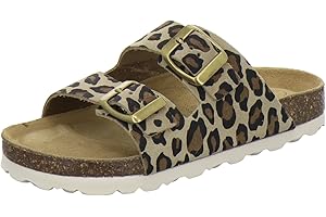 AFS-Schuhe 1100, Pantoletten Kinder aus Leder, Hausschuhe für Kindergarten & Grundschule