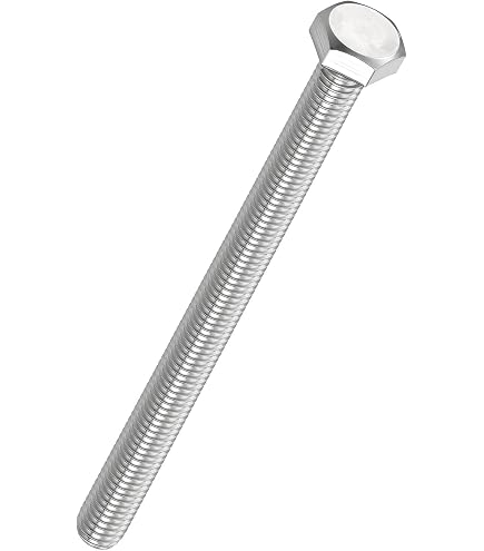 Ceramic Machine Screw, Plain Finish, Hex Head, External Hex Drive, 1/4\" Length, #0-80 Threads