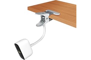 TIUIHU Flexible Clip Clamp Mount for eufycam 2C/2C Pro, Eufycam 2/2Pro, Eufycam E and Solocam E20/E40/L20