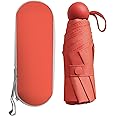 Jodsen Mini Folding Travel Umbrella, 6 Ribs UV Resistant with Capsule Case, Fast Dry & Ultra Lightweight Compact for Men & Women