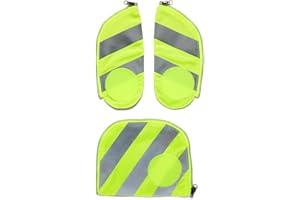 ‎ERGOBAG ergobag Sichtbarkeitsset mit Reflektorstreifen Sichtbarkeits-Set mit Reflektorstreifen pack cubo und cubo light gekauft nach Juli 2019 Set 3-teilig Gelb