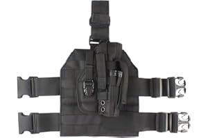 Ran's L Beinholster Taktische Molle Airsoft Pistol Tiefziehholster Beinplatte CJ/ZSTB-01