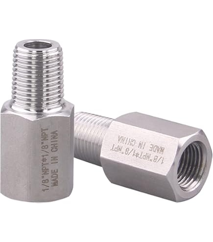 Joywayus 2PCS Brass 45 Degrees Elbow Pipe Fittings 1/8