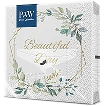 Lot De 20 Serviettes En Papier Avec Motif Floral, Arbres Verts Dans Une Forêt Dense - Serviettes En Papier Avec Motif - Pour Découpage Et Découpage - 33 X 33 Cm