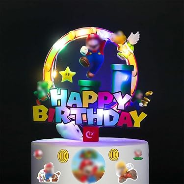 25 Decorazioni Per Torta E Cupcake – Topper Di Compleanno Per Bambini E Ragazze, Tema Festa