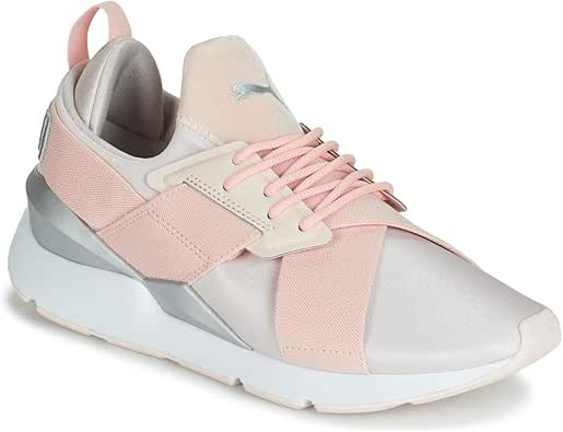 womens puma muse satin athletic shoe
