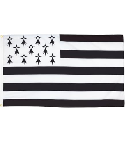 Drapeau Croisé Celtique 90x150 Cm – Tissu Polyester Résistant – Pour Jardin, Balcon, Porche – Œillets Métal Inclus – Décoration Extérieure Colorée